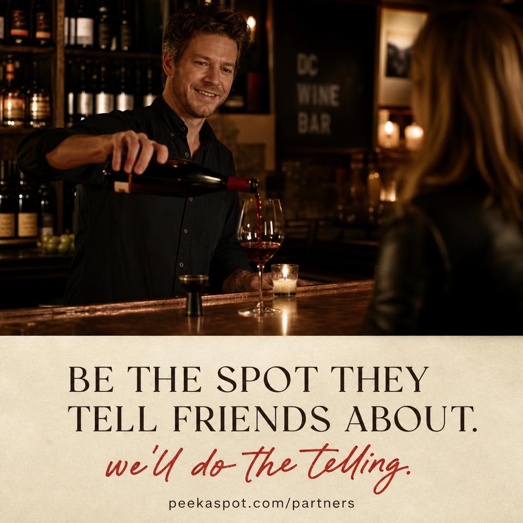 Wine bar owner — Be the spot they tell friends about